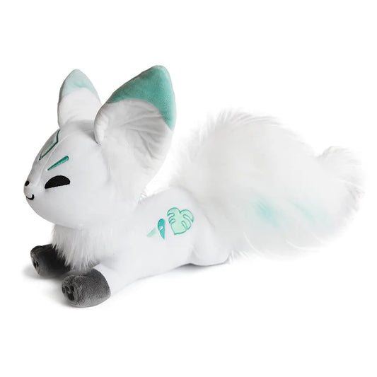 Green Monstera Leaf Queenie Fox Plush