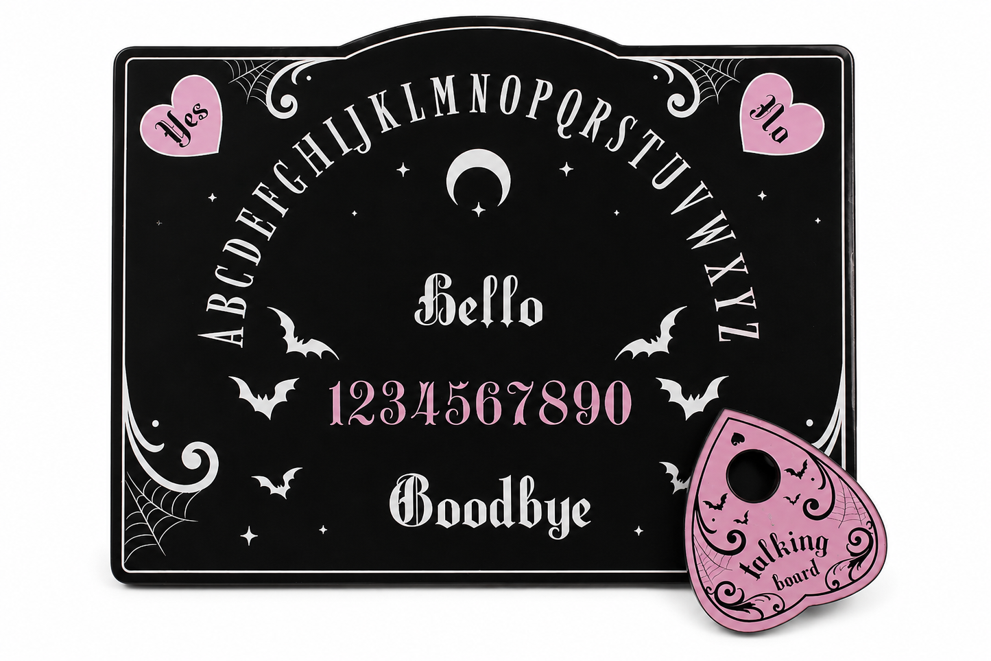 Pink and Black Talking Board