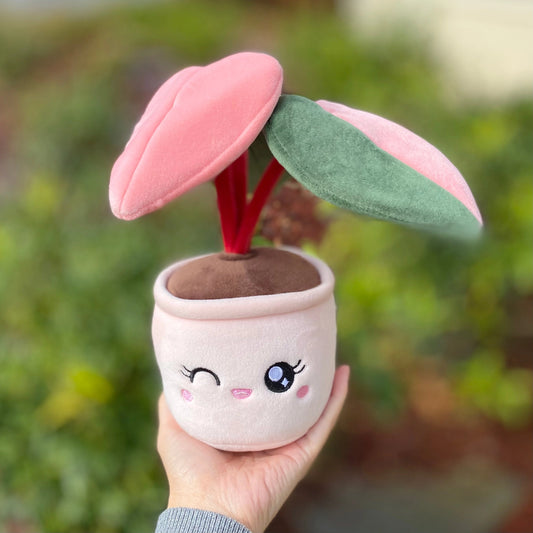 Pink Princess Philodendron Plushie