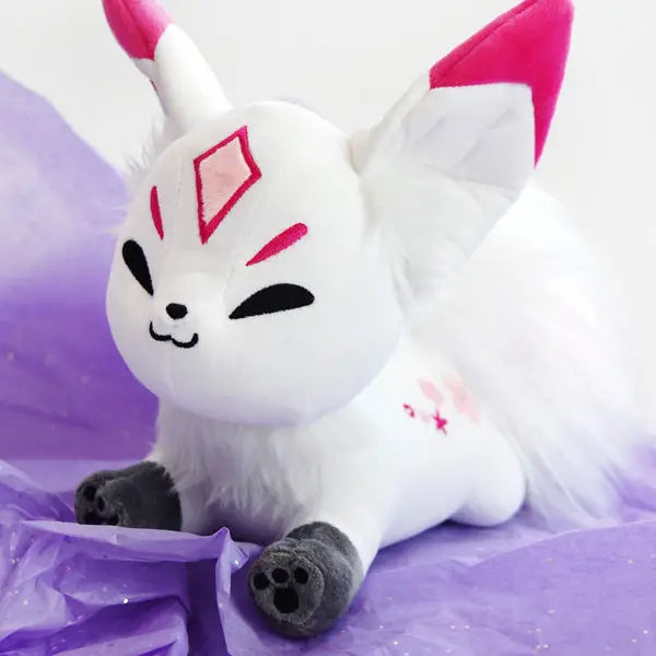 Sakura Queenie Fox Plush (Pink Ear Tips)