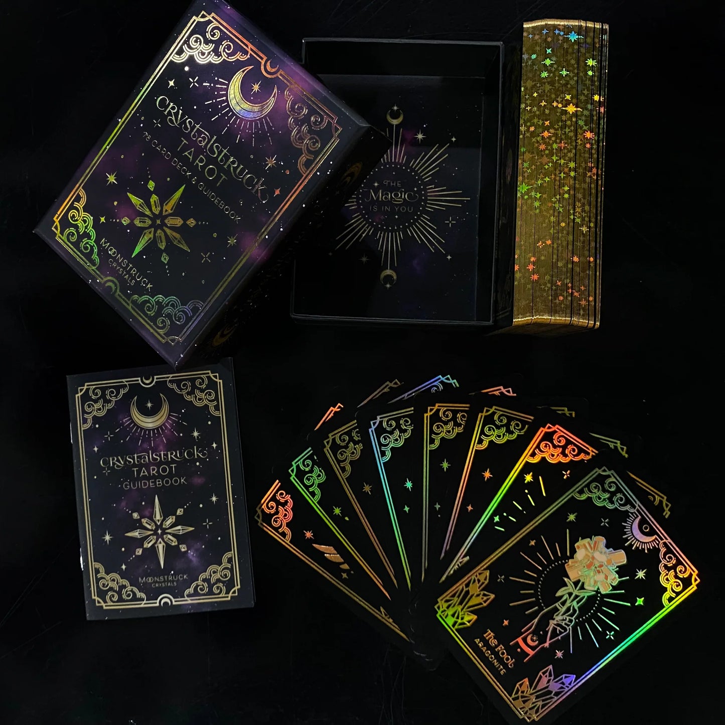 Gold Crystalstruck Tarot© Card Deck