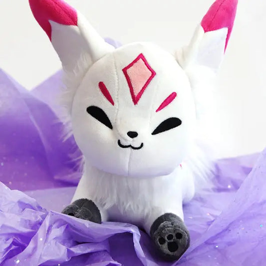 Sakura Queenie Fox Plush (Pink Ear Tips)