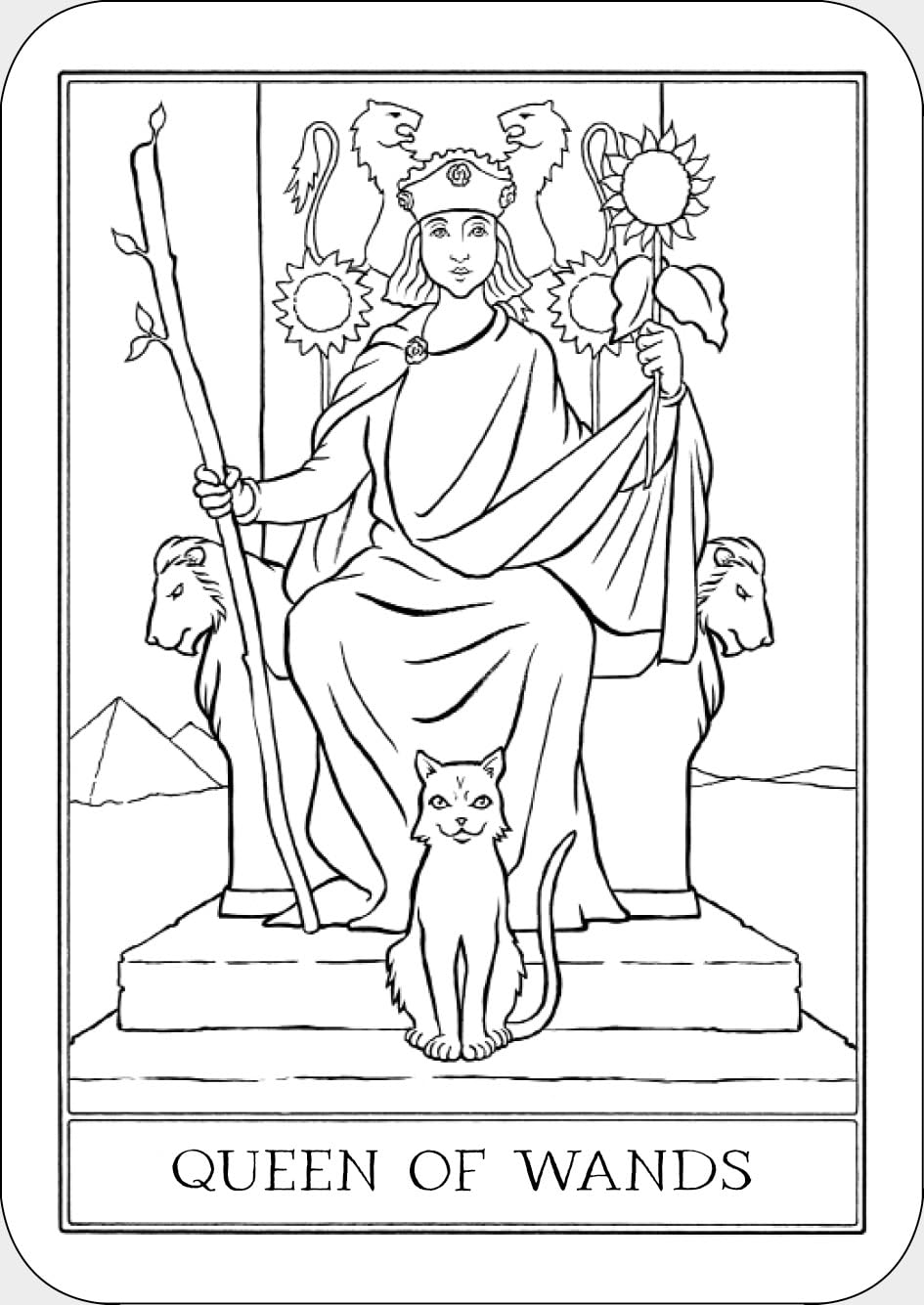 Colour Your Own Tarot Book & Card Deck