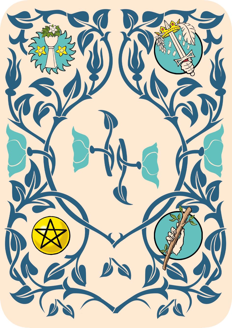 Colour Your Own Tarot Book & Card Deck