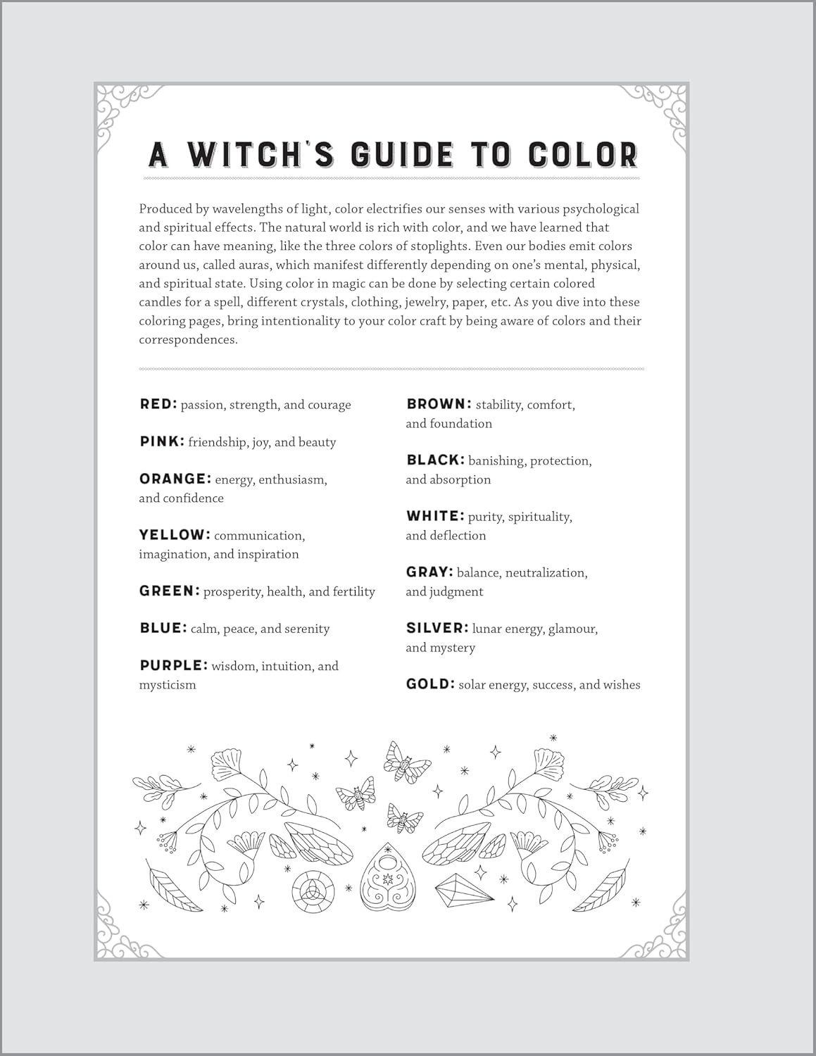 Witchcraft Coloring Book For Adults: Nourish the Spirit