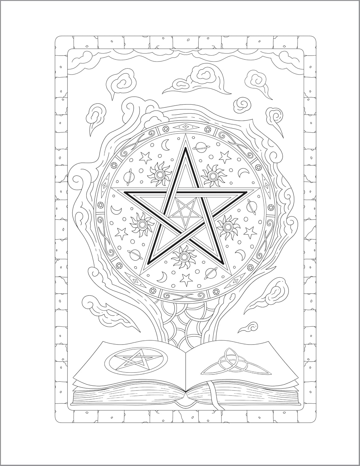 Witchcraft Coloring Book For Adults: Nourish the Spirit