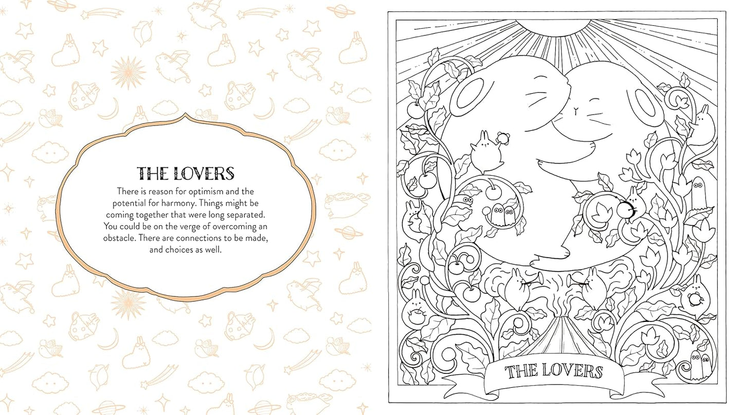 Kawaii Tarot Coloring Book