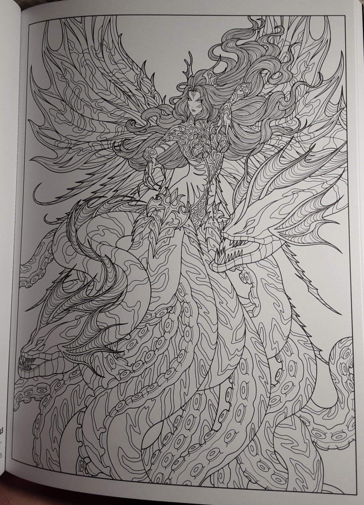 TABRETH: Dark Fairies Coloring: A Cursed Coloring Experience, 96 pages