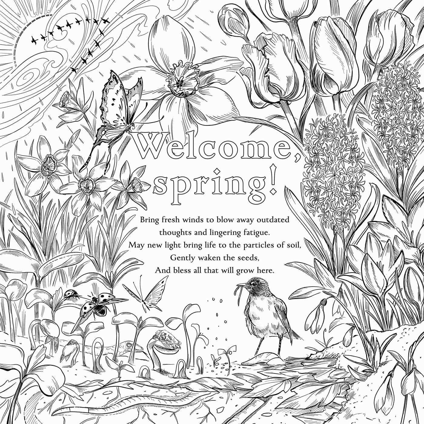 The Green Witch's Coloring Book: From Enchanting Forest Scenes to Intricate Herb Gardens, Conjure the Colorful World of Natural Magic