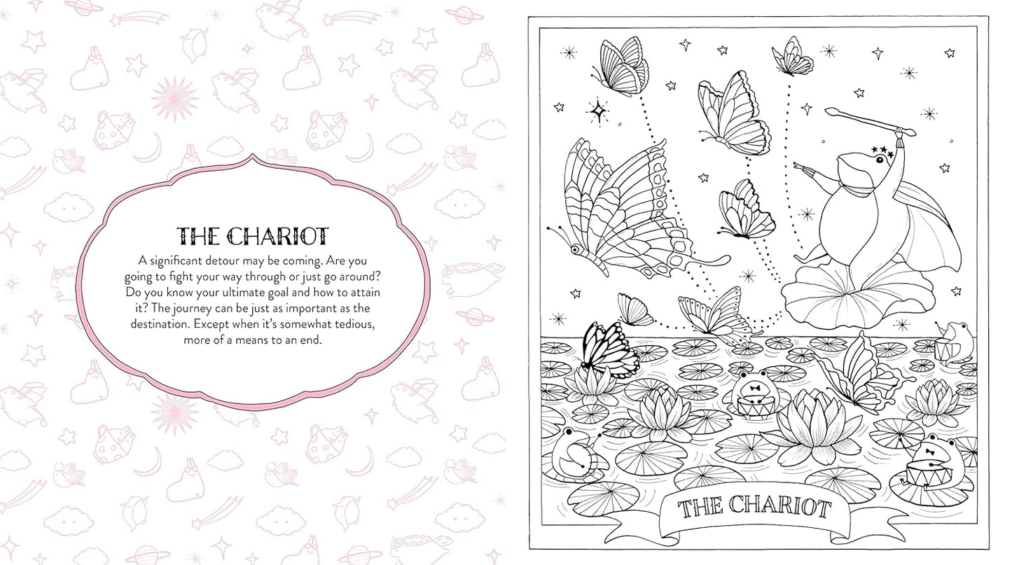 Kawaii Tarot Coloring Book