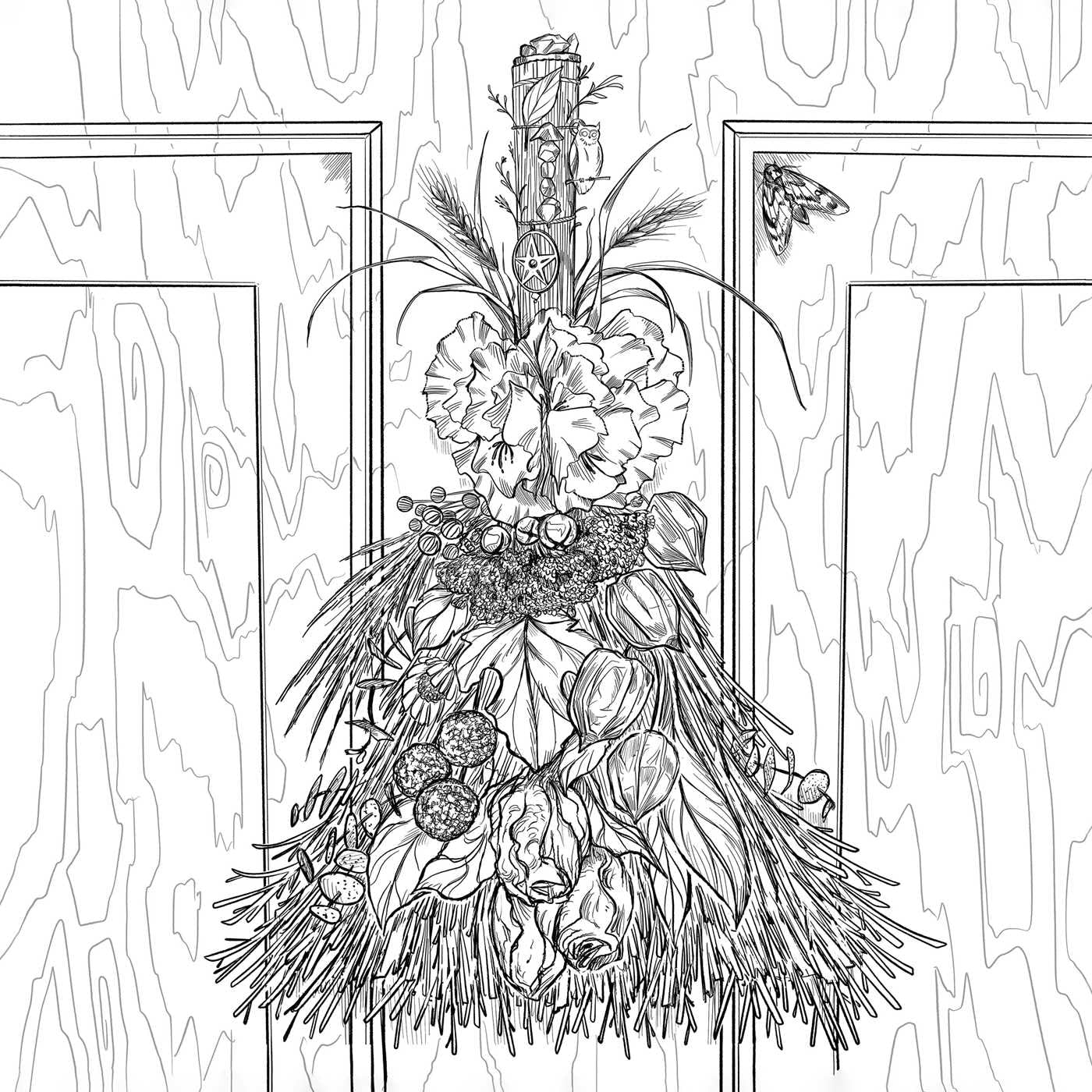 The Green Witch's Coloring Book: From Enchanting Forest Scenes to Intricate Herb Gardens, Conjure the Colorful World of Natural Magic