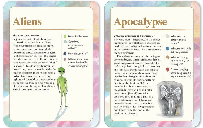 Dream Symbols Card Deck: Decode Your Nightly Dreams