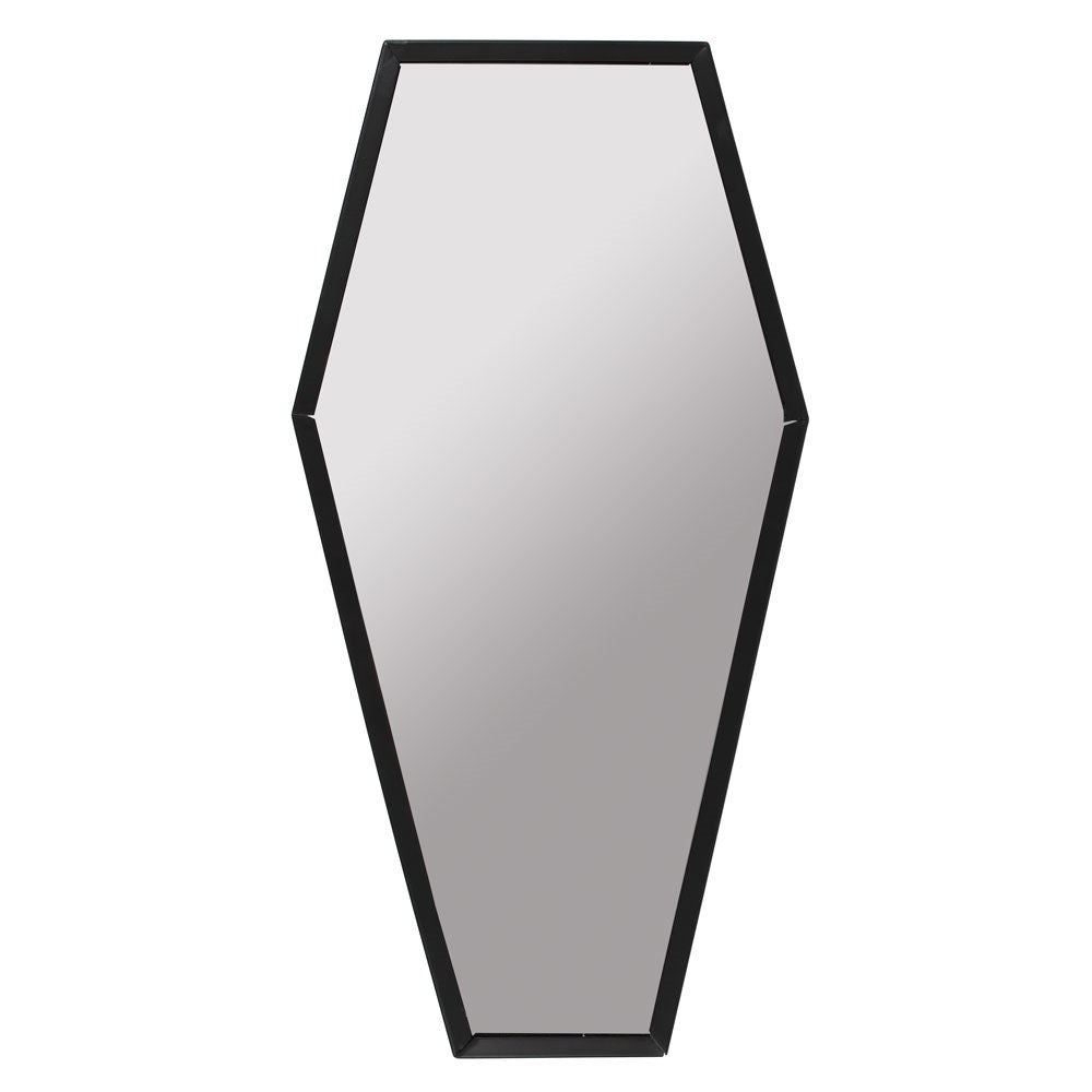 Coffin Mirror with Iron Border