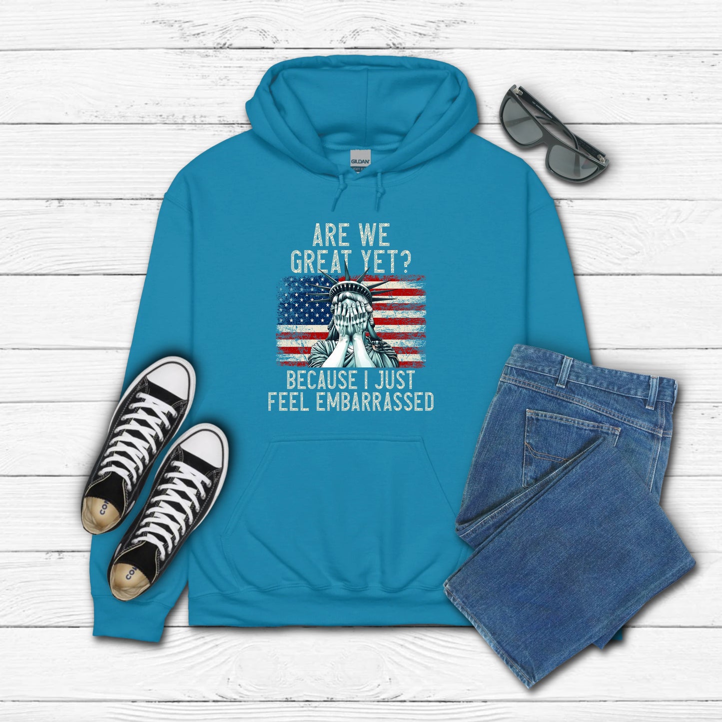 Are We Great Yet Hoodie