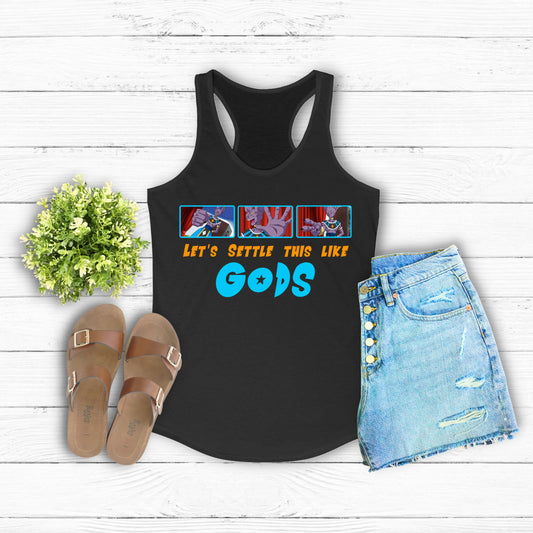 Let's Settle This Dragon Ball Racerback Tank