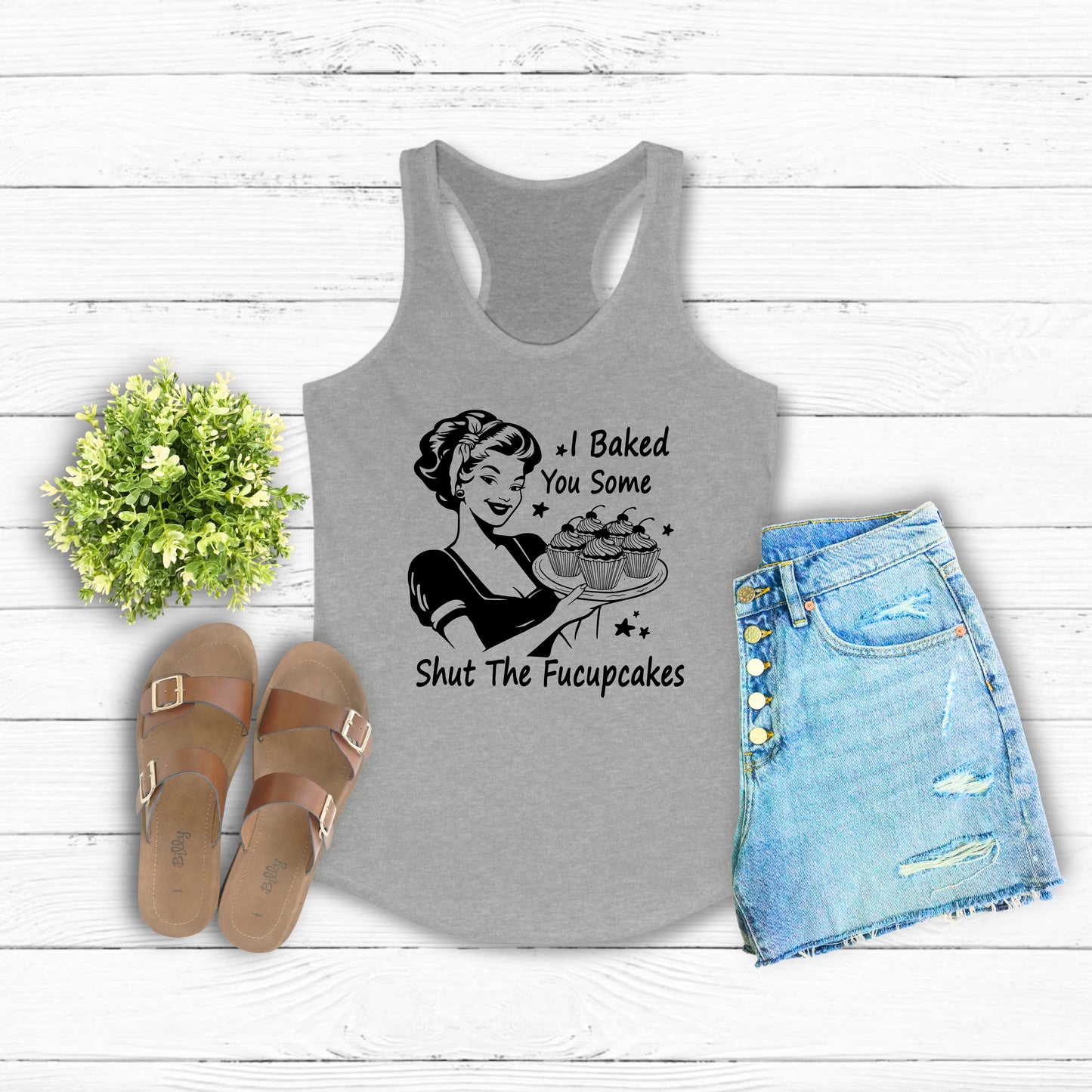 Cupcakes Racerback Tank