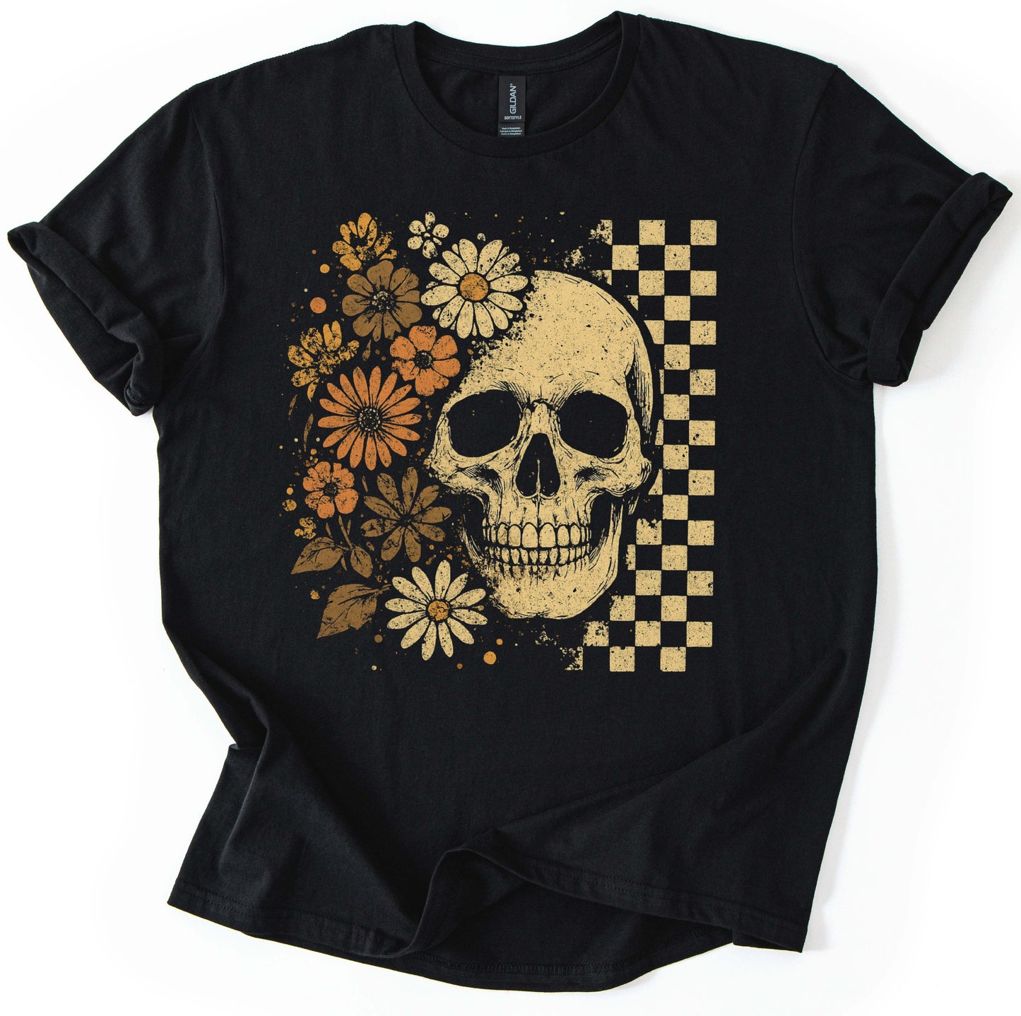 Skull and Flowers T-Shirt
