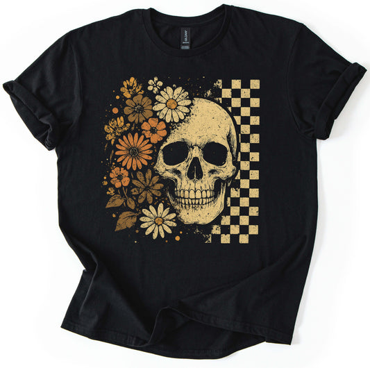 Skull and Flowers T-Shirt