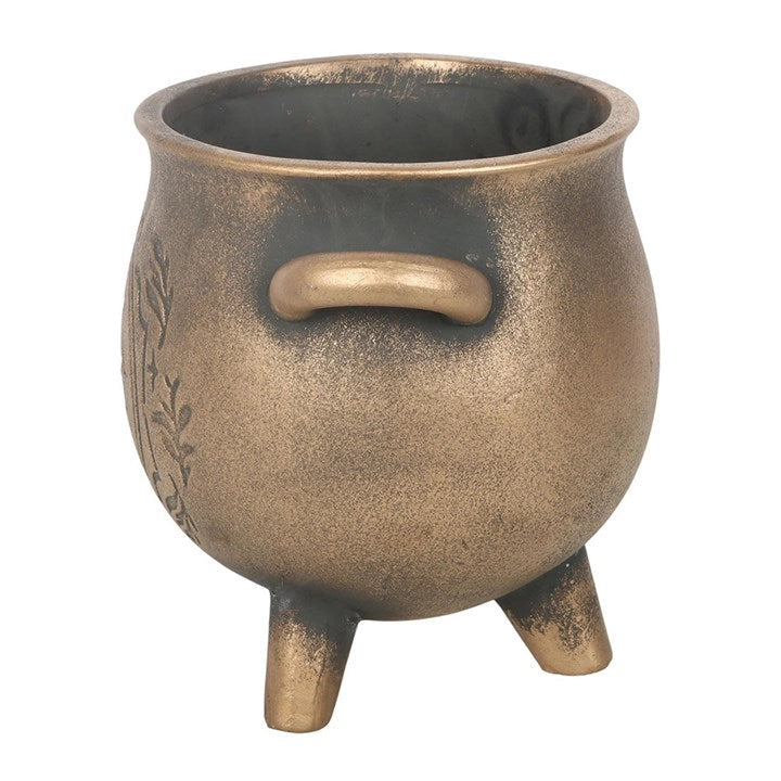 Herbal Magic Cauldron Terracotta Planter