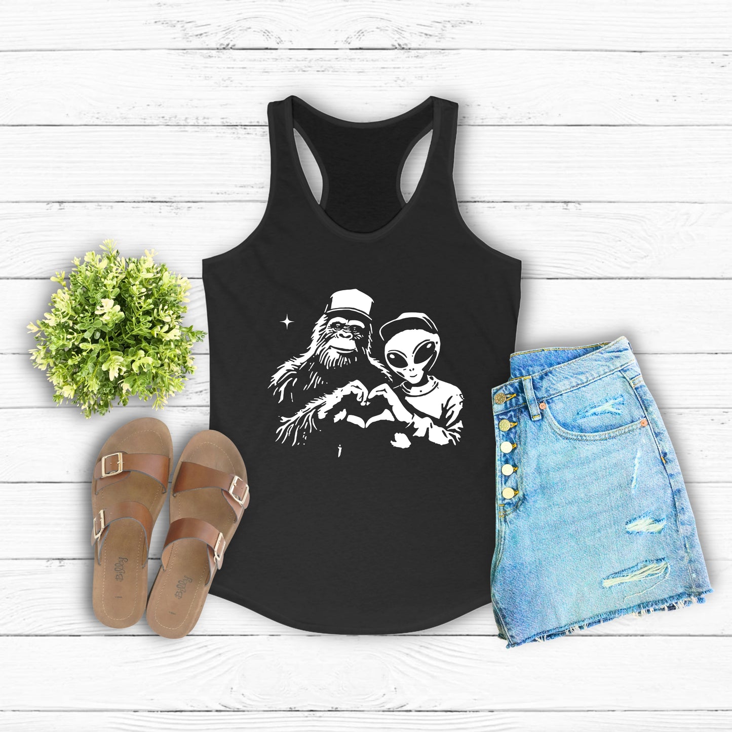 Believe Racerback Tank