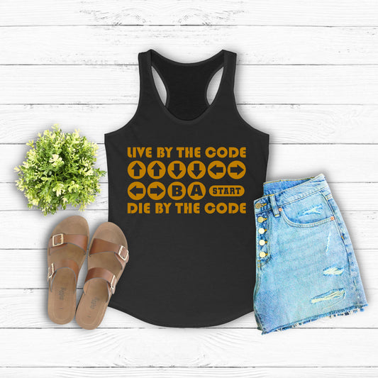 Live by the Code Racerback Tank