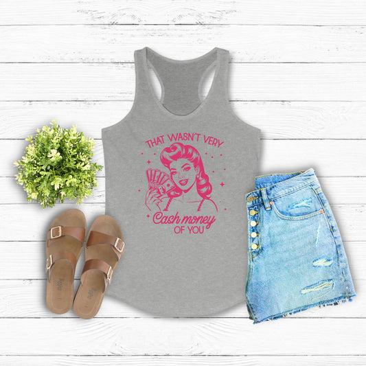 Cash Money Racerback Tank