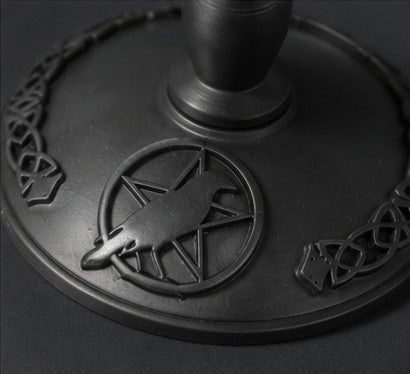 Raven Pentacle Cast Iron Ritual Goblet