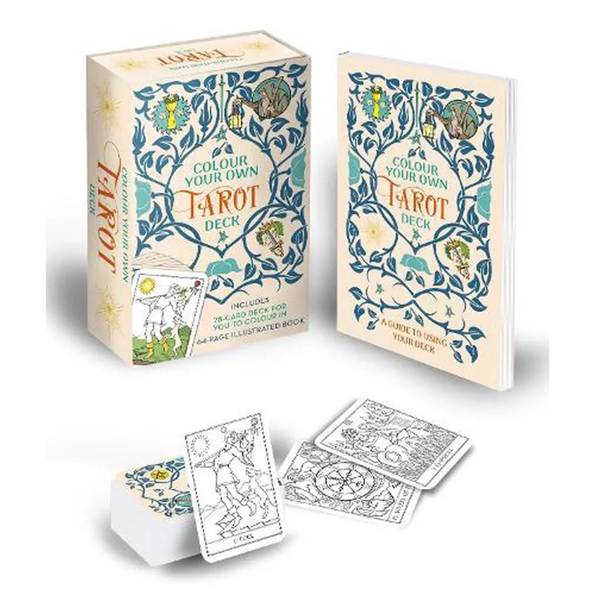 Colour Your Own Tarot Book & Card Deck