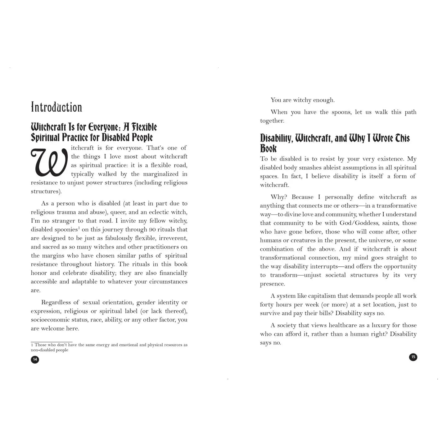 Disabled Witchcraft: 90 Rituals For Limited-Spoon Practitioners