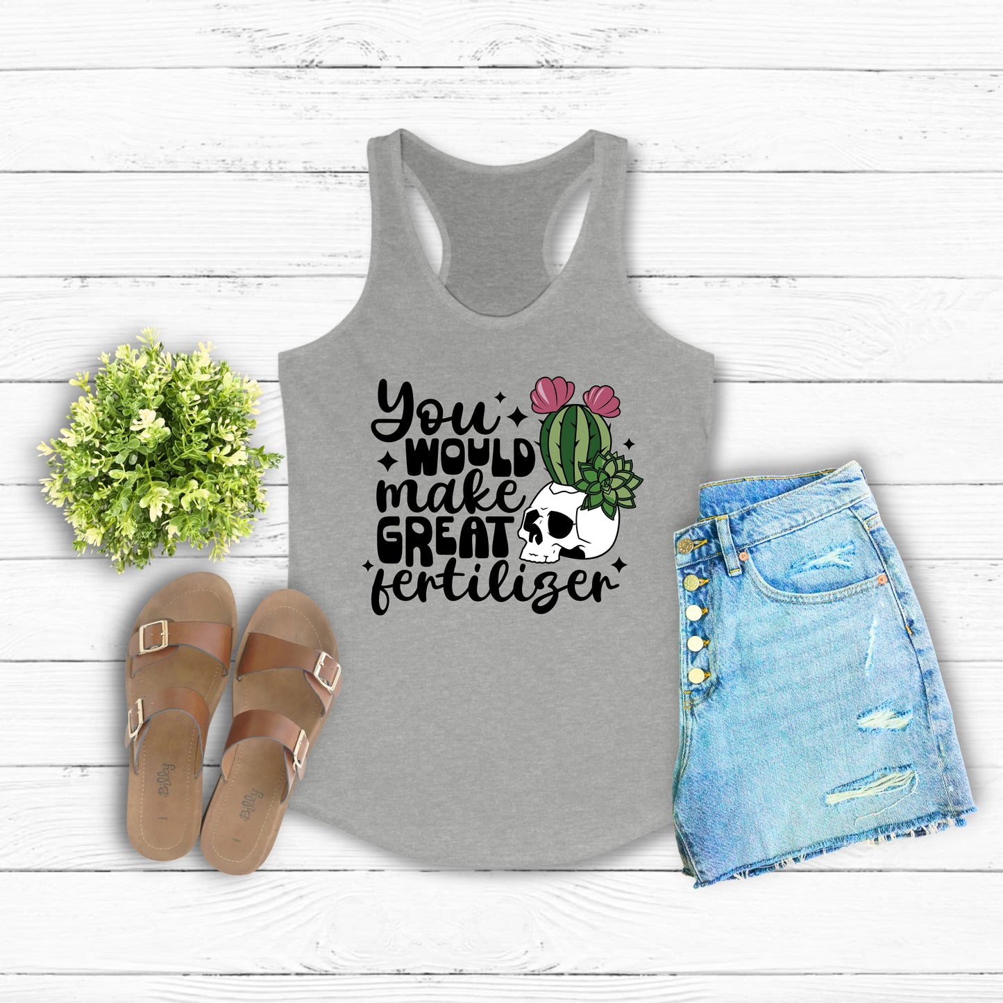 Great Fertilizer Racerback Tank