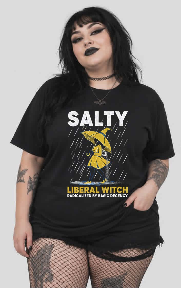 Salty Liberal Witch T-Shirt