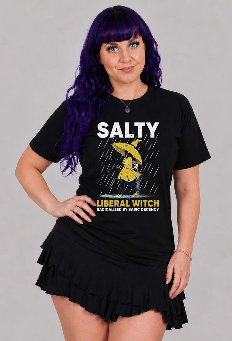 Salty Liberal Witch T-Shirt