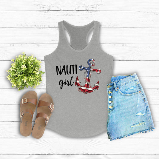 Nauti Girl Racerback Tank