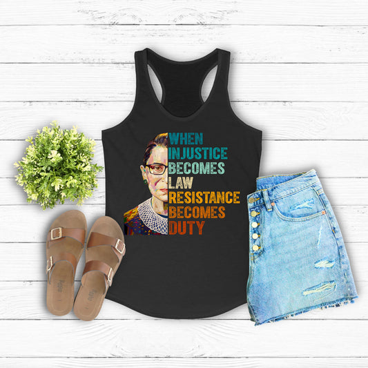 Resistance is Duty Racerback Tank