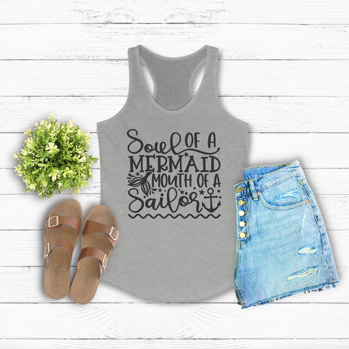 Soul of a Mermaid Racerback Tank