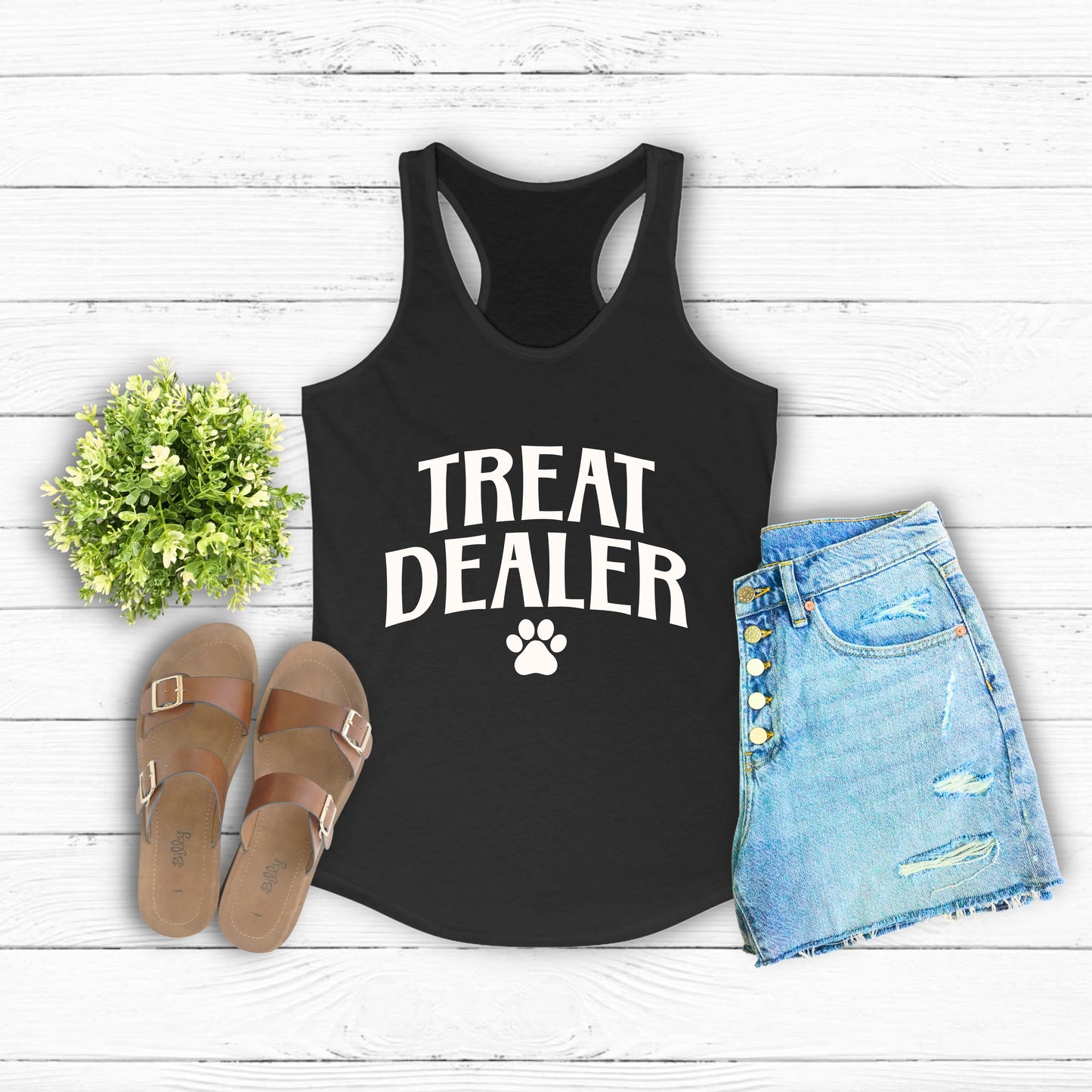Treat Dealer Racerback Tank