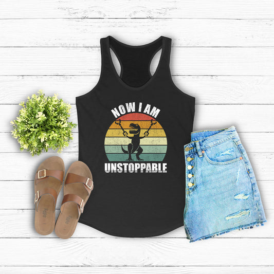 I'm Unstoppable Racerback Tank